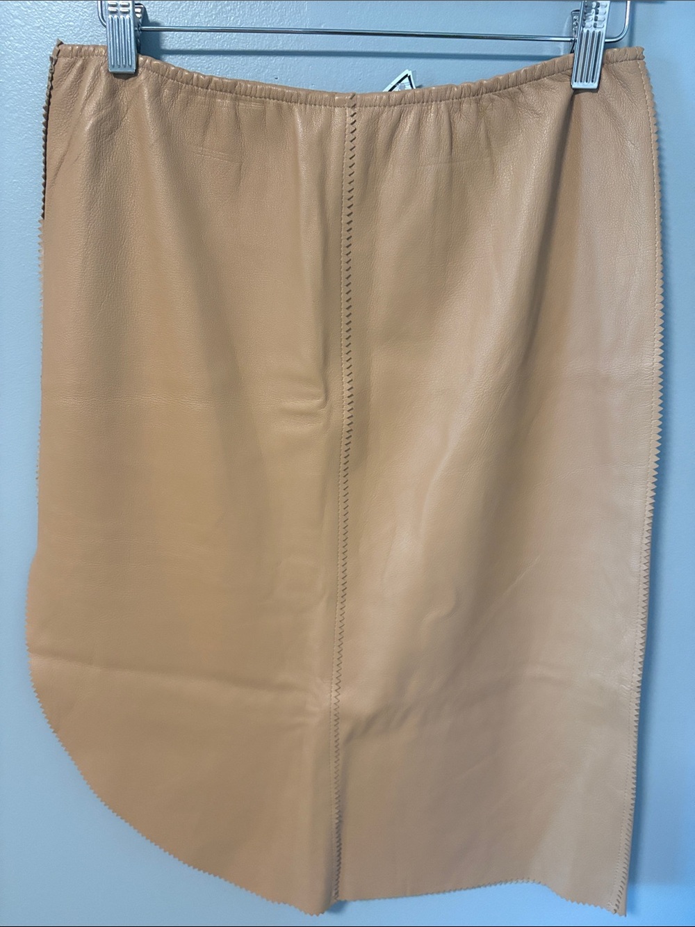 Cynthia Rowley Vintage Leather Skirt Size 8 NWT Minimalist Leather - Picture 5 of 10